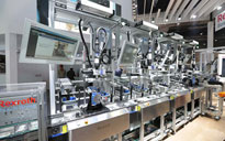 博世力士樂在2015工業(yè)自動化展展出力士樂智能工廠模型