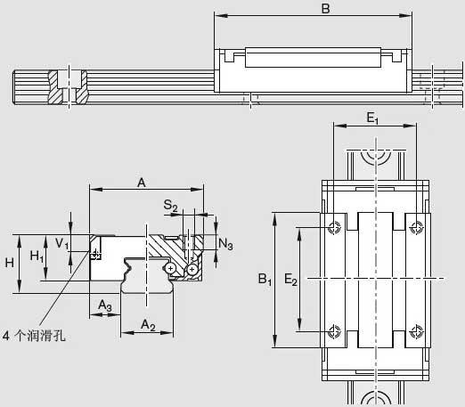 R044451301微型導軌圖紙